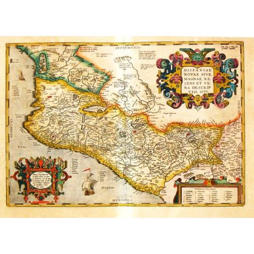 Hispania Novae Sivae magnae, Recens et Vera Descriptio 1579.
