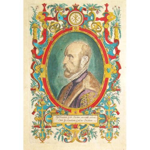 [Lot of 3 portraits, with a portrait of Abraham Ortelius and portraits of William Camden and Robert Dudley]