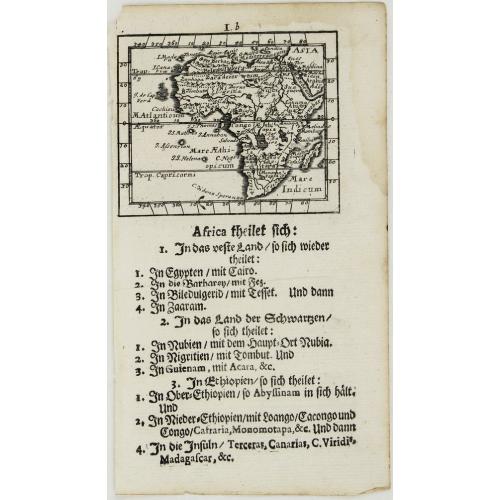 Old map image download for Africa.