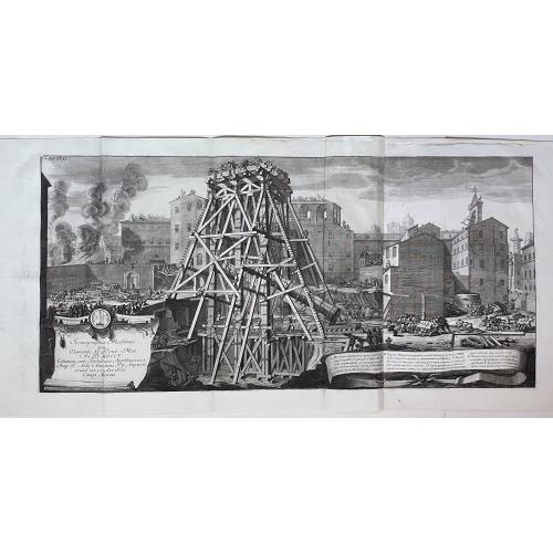 Scenographia Machinae qua Clemente XI Pont. Max. An. D. MDCCV Columna. . .