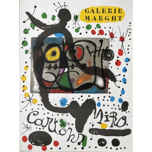 Old map image download for Cartons Miro - Galerie Maeght.