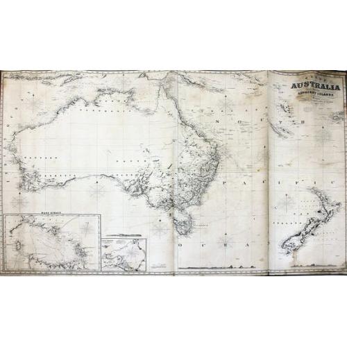 Old map image download for Chart of Australia and the adjacent islands.