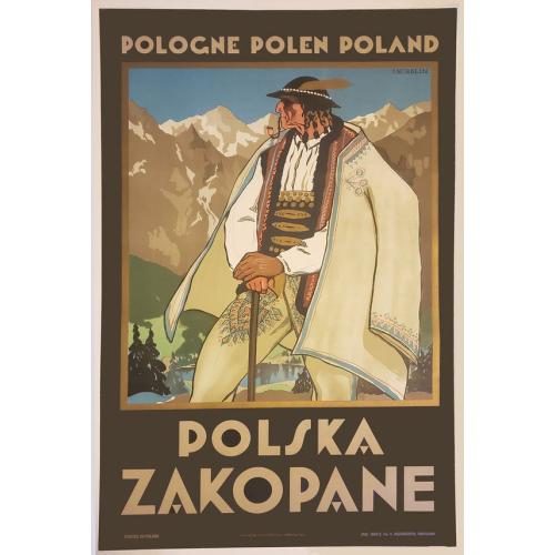 Old map image download for Polkska Zakopane.