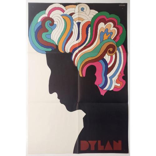 Old map image download for [Milton Glaser Dylan poster]