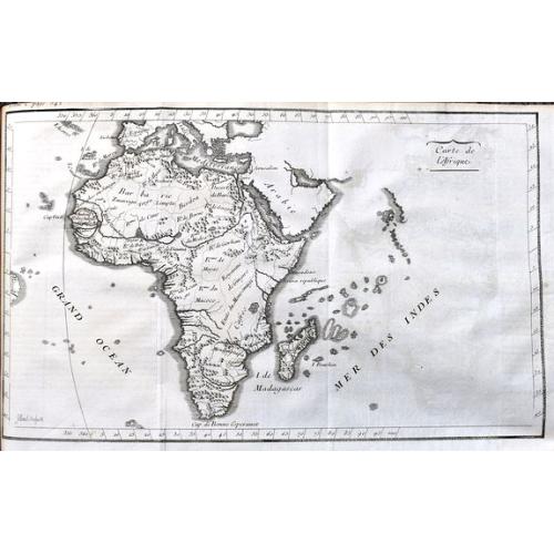Old map image download for Carte de l'Afrique