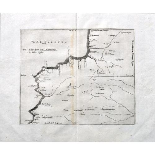 Old map image download for Descripcion del audencia 10 del Quito.