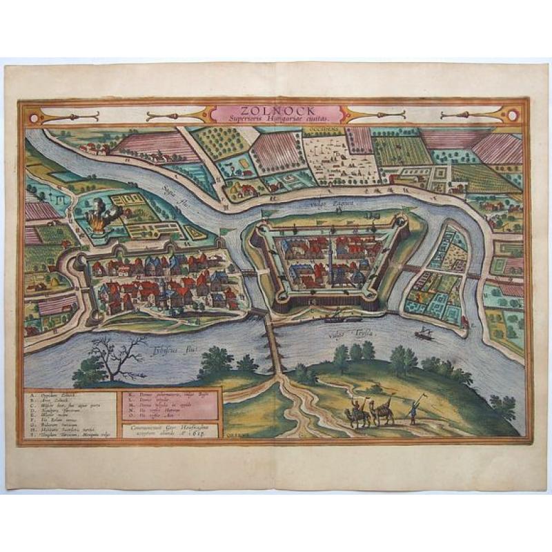 Zolnock Superioris Hungariae civitas. [Szolnok]