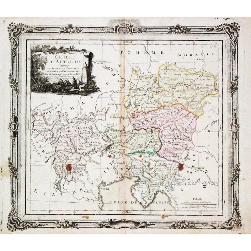 [Lot of 5 maps] Salzburg Austria
