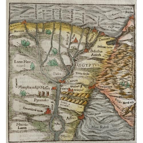 Old map image download for Von dem land Africa / Egypten