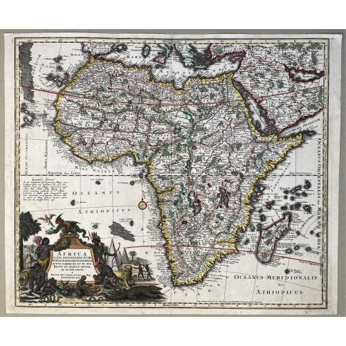 Old map image download for Africa iuxta navigationes et observationes ...