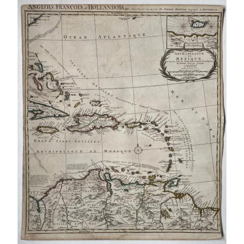 Archipelague du Mexique ou sont les Isles de Cuba, Espagnole, Jamaïque &c.