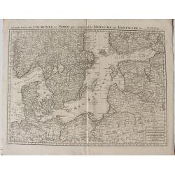Seconde Carte des Carte des Courones Du Nord qui Comprend le Royaume De Denemark &c. A. Amsterdam chez J. Covens et C. Mortier