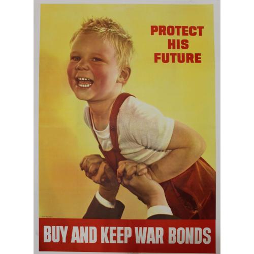 Ruth Nichols Protect His Future Propaganda Poster.