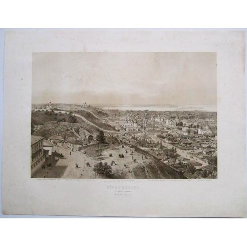 Old map image download for KIEVO-PODOL. - KIEV, GENERAL VIEW