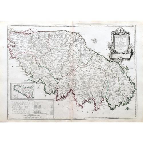 Old map image download for Carte particuliere de l'Isle de Corse...
