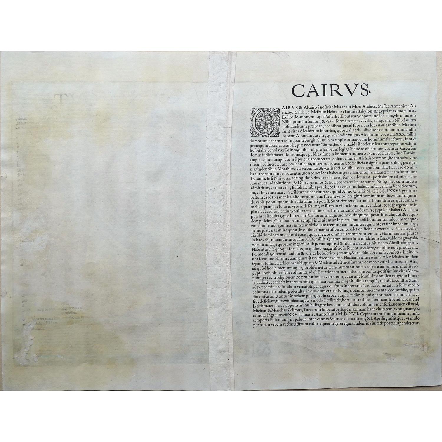 Cairus, quae olim Babylon; Aegypti Maxima Urbs.