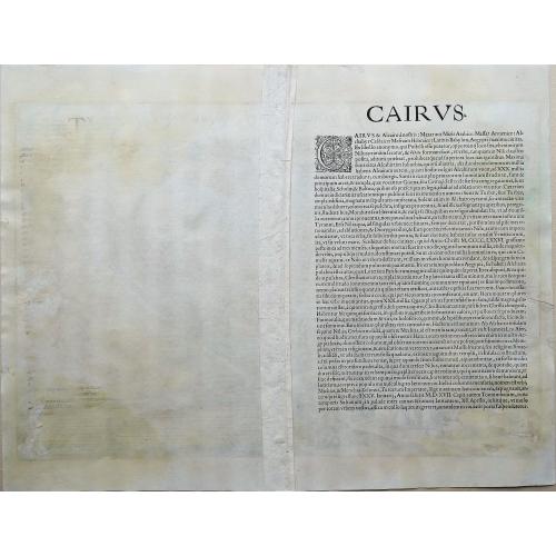 Old map image download for Cairus, quae olim Babylon; Aegypti Maxima Urbs.