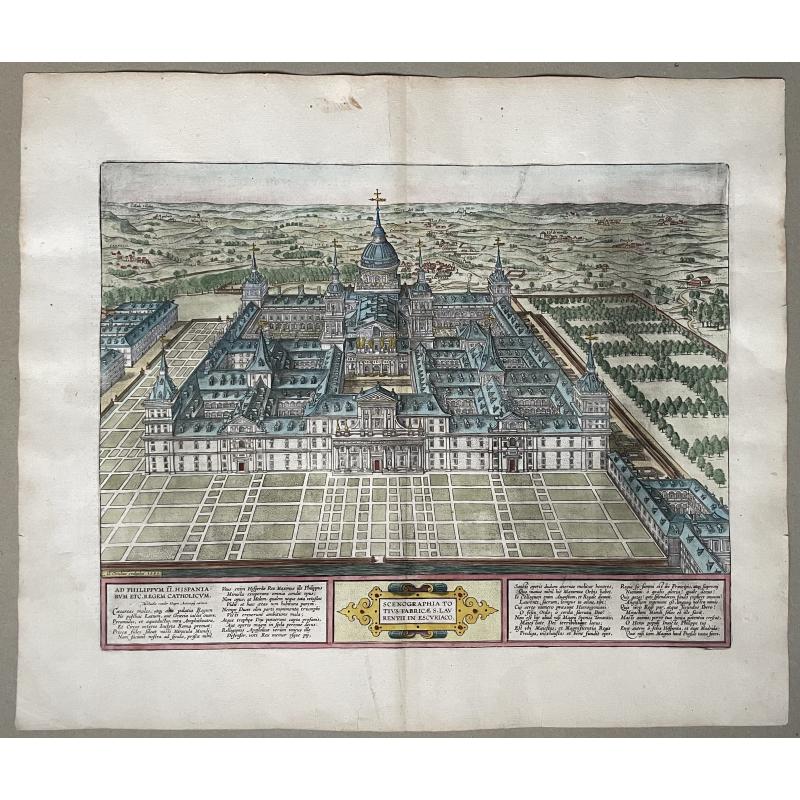 Scenographia totius fabricage s. Laurentii in Escuriaco