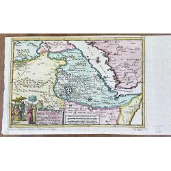 [Lot of 5 maps of the eastern Mediterranean and the Red Sea]