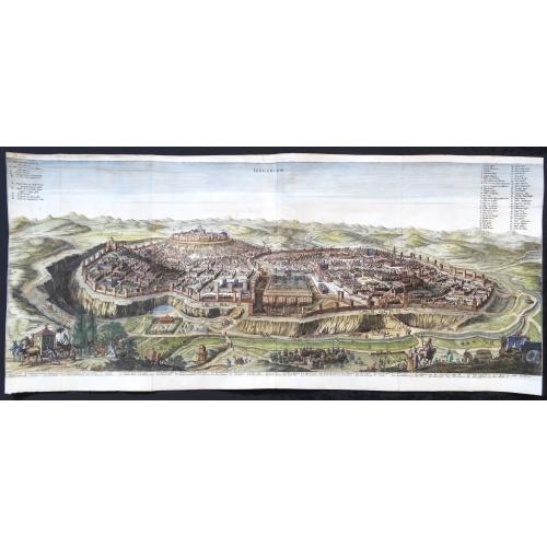 Old map image download for Ierusalem