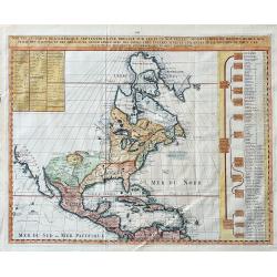 Nouvelle Carte de l'Amerique Septentrionale dressee sur les plus nouvelles observations...