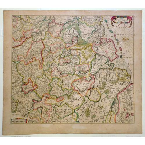 Old map image download for Nova Totius Westphaliae