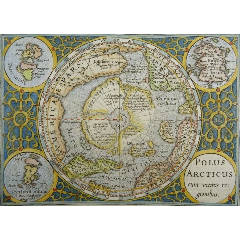 Polus Arcticus cum vicinis regionibus