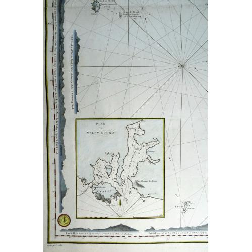 Old map image download for Carte des iles Shetland, d'après le plan du Cap. Anglais Preston, rectifié par M. de Lowenorn en 1787, Dépôt de La Marine, l'an XIII