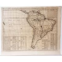 Nouvelle carte de geographie de la parte meridionale de l’Amerique,