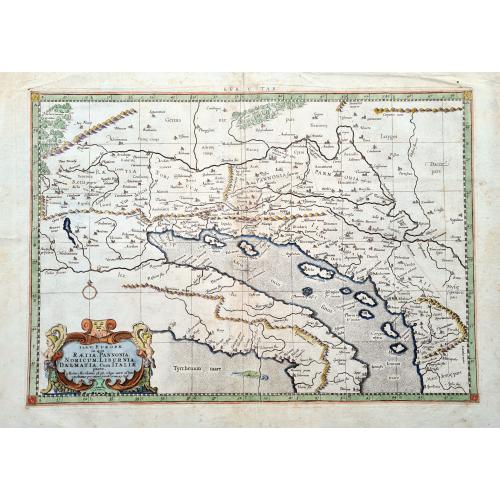 Tab.V. Europae in qua Raetia, Pannonia, Noricum, Liburnia, Dalmatia ...