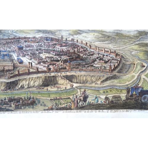 Old map image download for Ierusalem