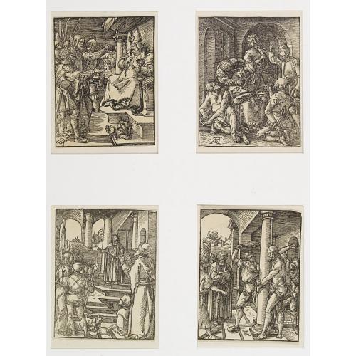 Four woodcuts by Albrecht Dürer.