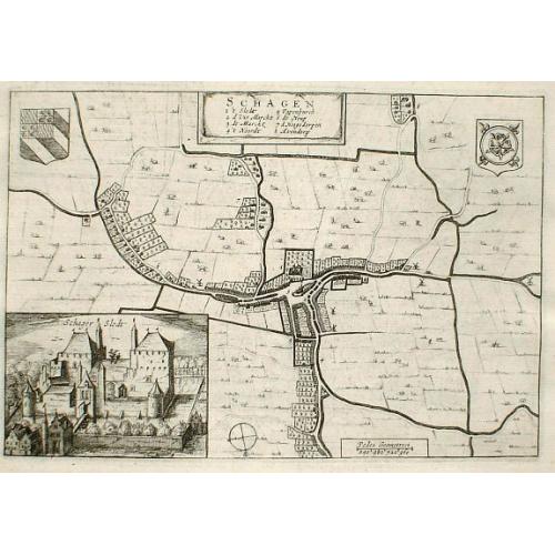 Old map image download for Schagen