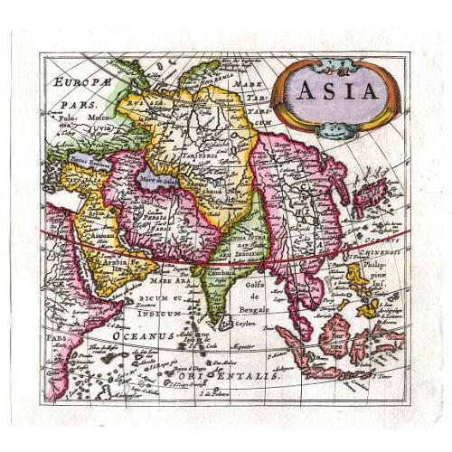 Old map image download for Asia.