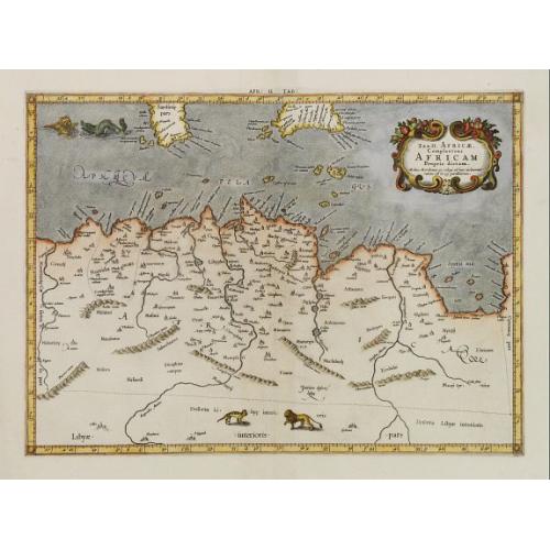 Old map image download for Tab.II AFRICAE, Complectens AFRICAM Proprie dictam..