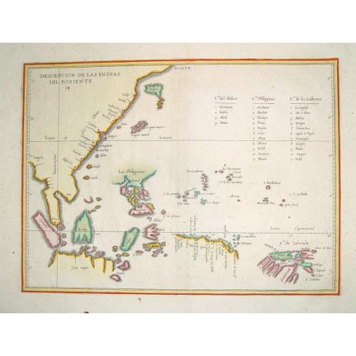 Old map image download for Descripcion de las indias del poniente 14