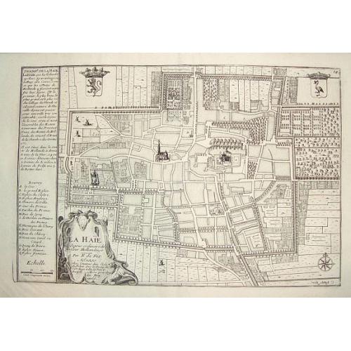 Old map image download for La Haie Sejour Ordinaire de la Cour Hollandoise