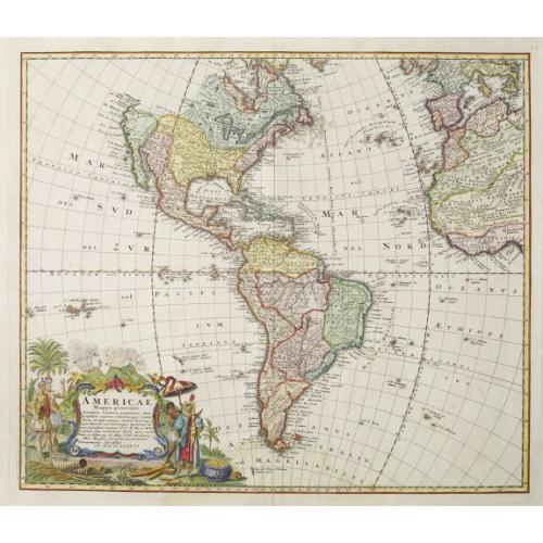 Old map image download for Americae Mappa Generalis
