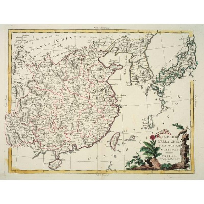 Impero della China Colle Isole del Giappone.
