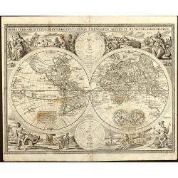 Orbis Terrarum Typus de Integro in Plurimis Emendatus Auctus et Icunculis Illustratus