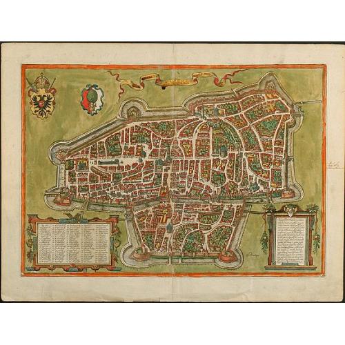 Old map image download for Augusta iuxta figuram quam his ce temporibus habet delineata