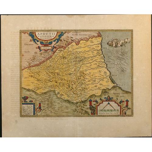Old map image download for Aprutii Ulterioris Descriptio 1590