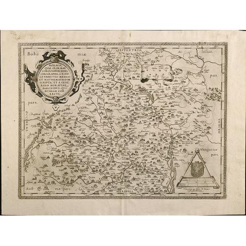 Old map image download for Moraviae, quae olim Marcomannoarum Sedes, Corographia