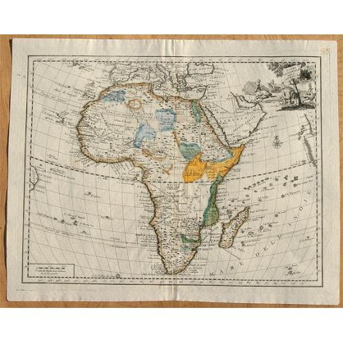 Old map image download for Carta Generale Dell' Africa.
