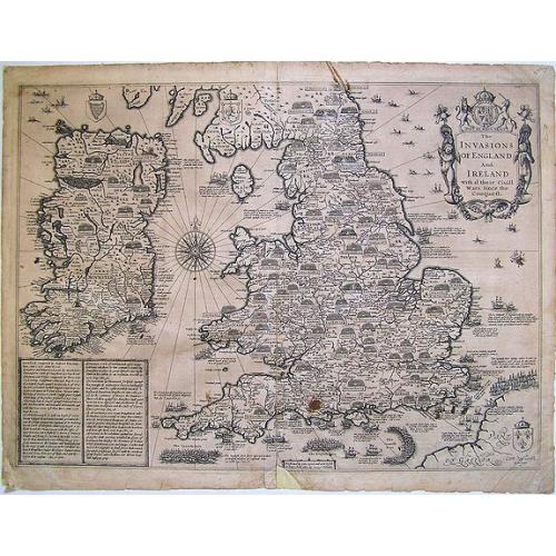 Old map image download for The Invasions of England and Ireland ...