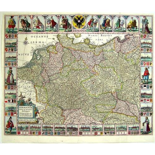 Old map image download for Germaniae Nova ac accurata descriptio...