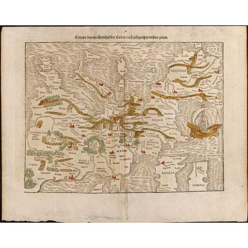 Old map image download for Europa, das ein Drittheil der Erden, nach gelegenheit unsern zeiten