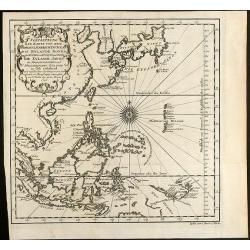 Fortsetzung der Karte von dem Morgenlaendischen Ocean die Eylande Sonda die Küsten von Tunquin und China die Eylande Japon