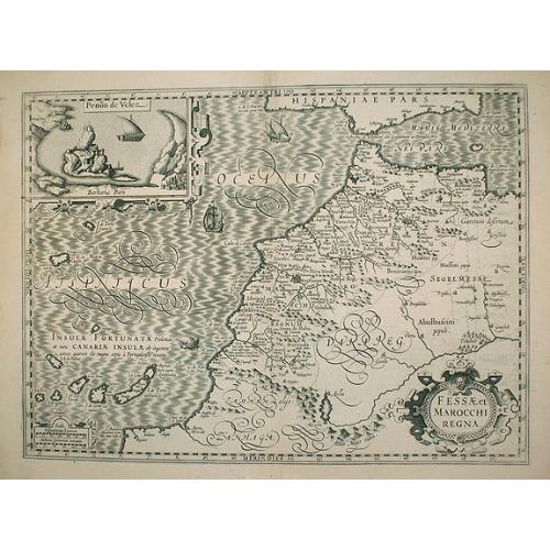Old map image download for Fessae et Marocchi Regna
