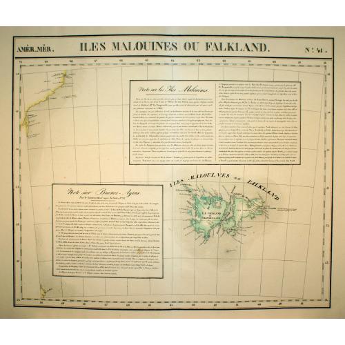 Old map image download for Isles Malouines ou Falkland. No.41.